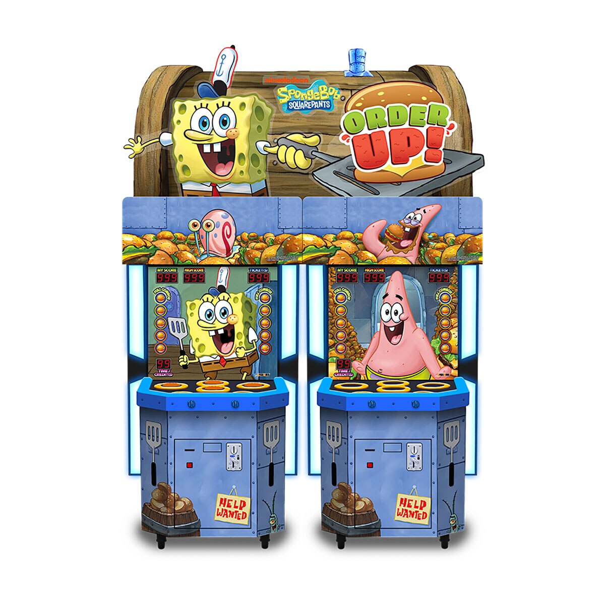 SpongeBob Order Up Arcade Redemption Game Room Guys